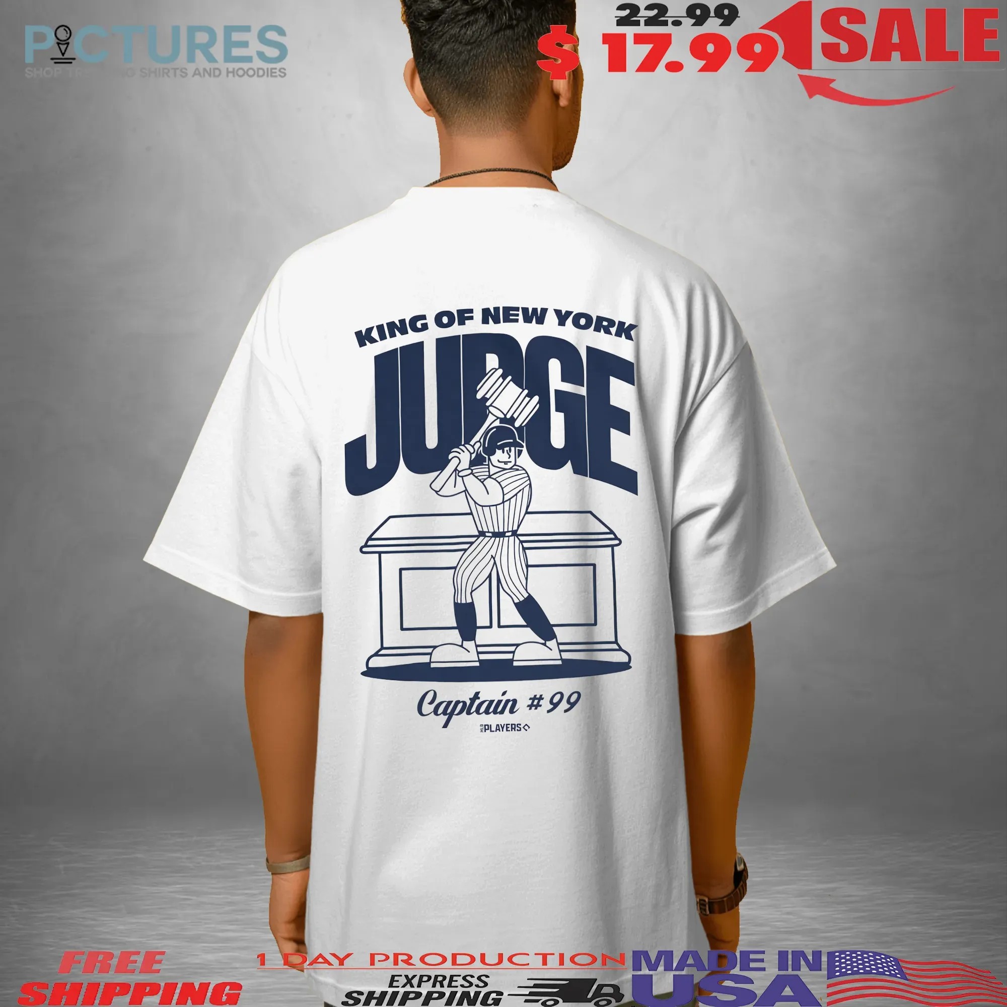Aaron Judge King Of New York Captain 99 T Shirt