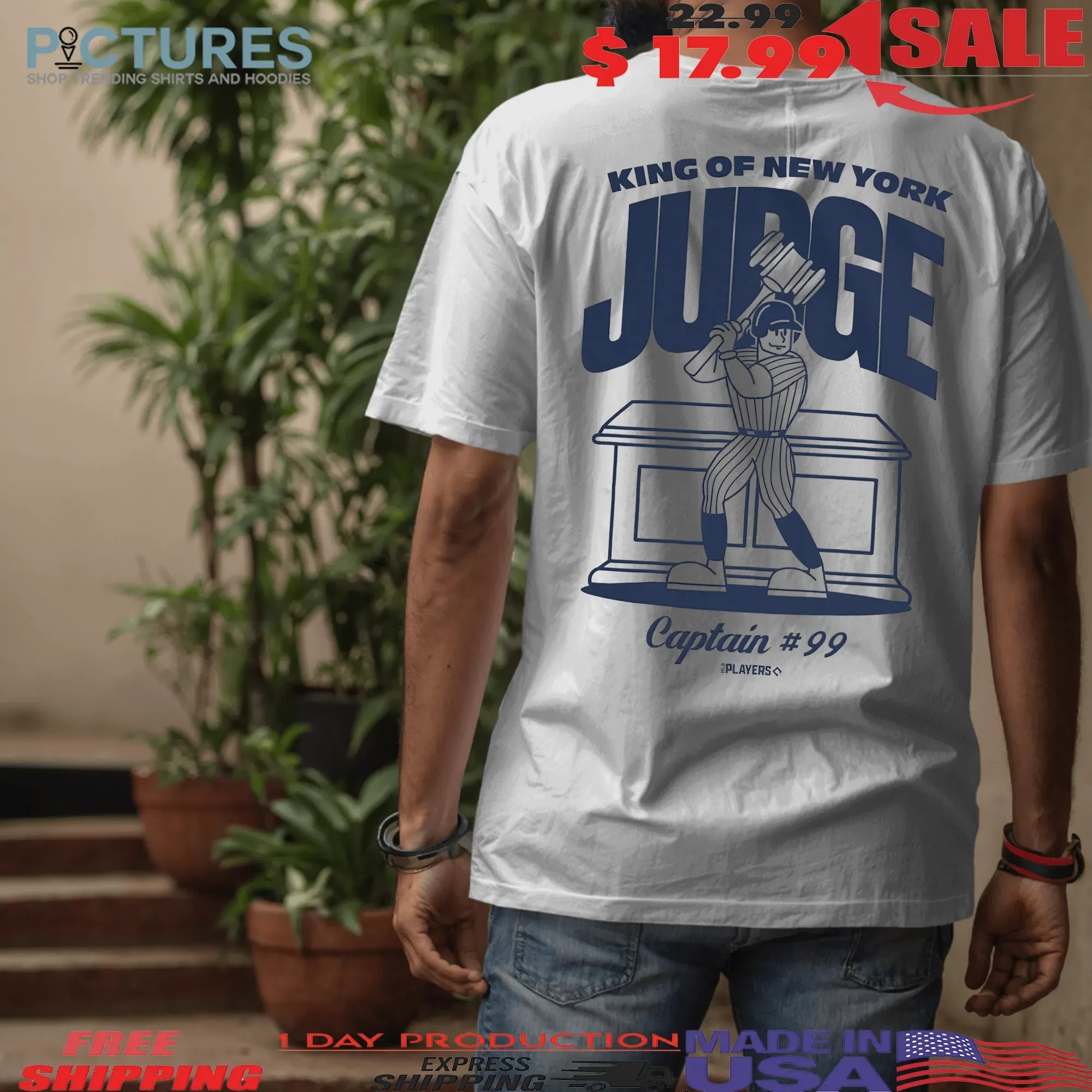 Aaron Judge King Of New York Captain 99 T Shirt