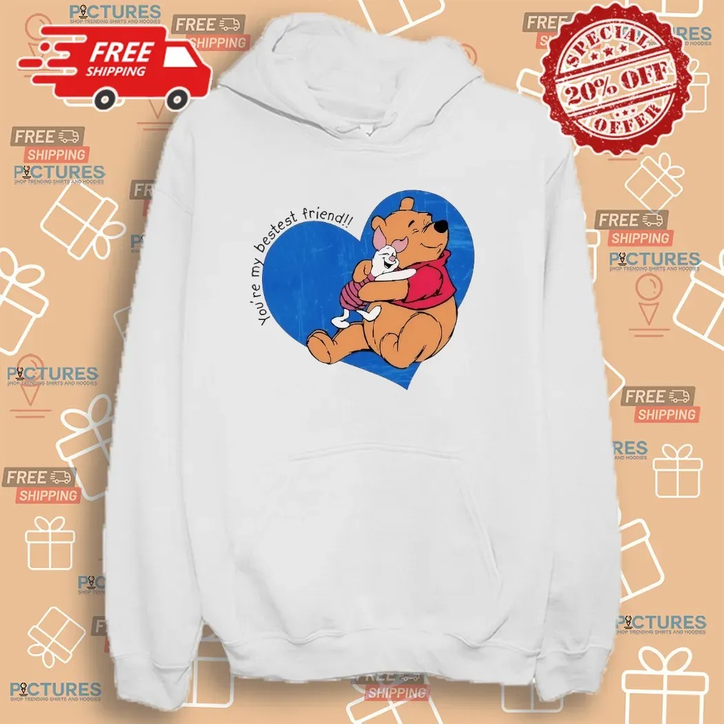 Aaron Judge Wearing Winnie The Pooh Bear And Piglet You're My Bestest Friend Heart T Shirt