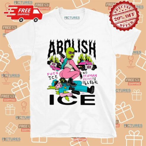 Abolish Ice No Human Being Is Illegal T Shirt