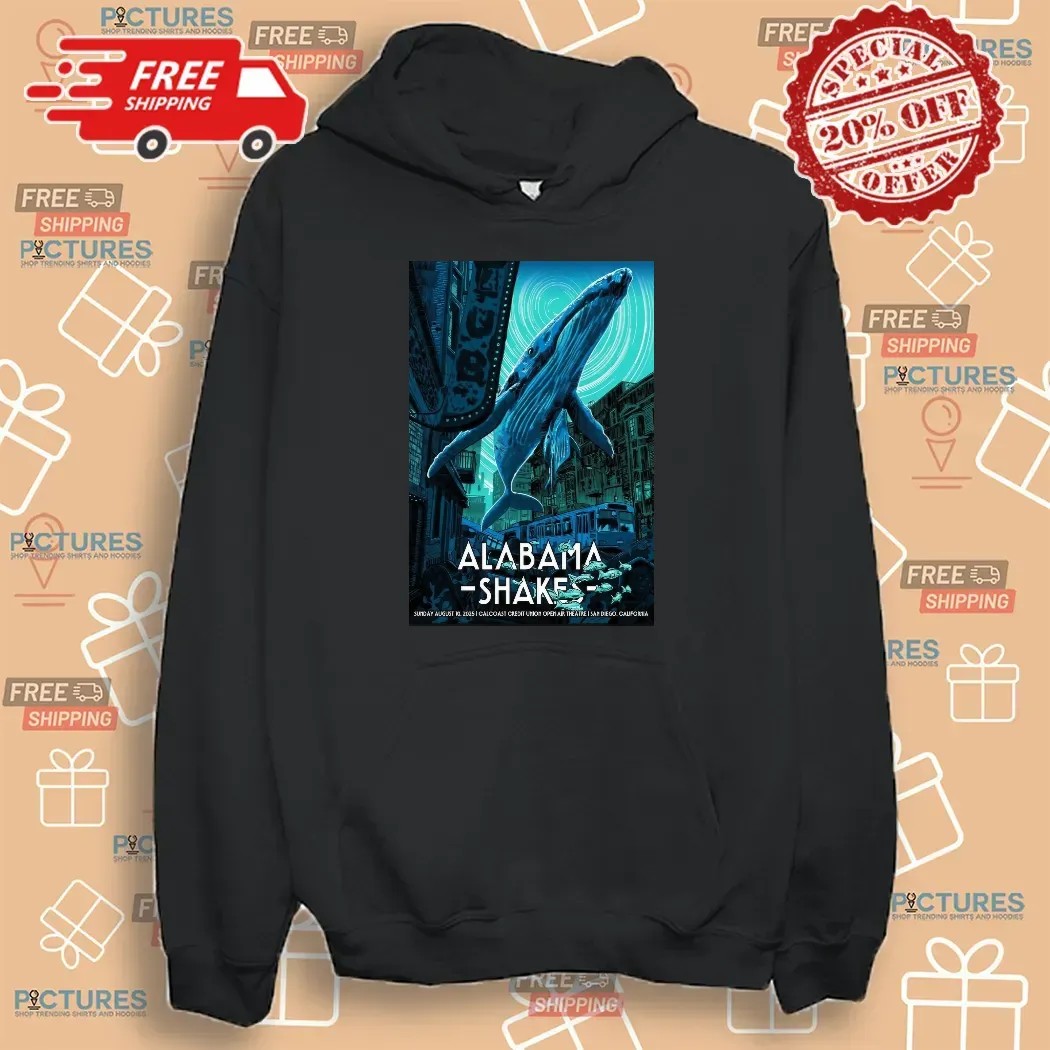 Alabama Shakes August 10 2025 California Concert Poster Print T Shirt