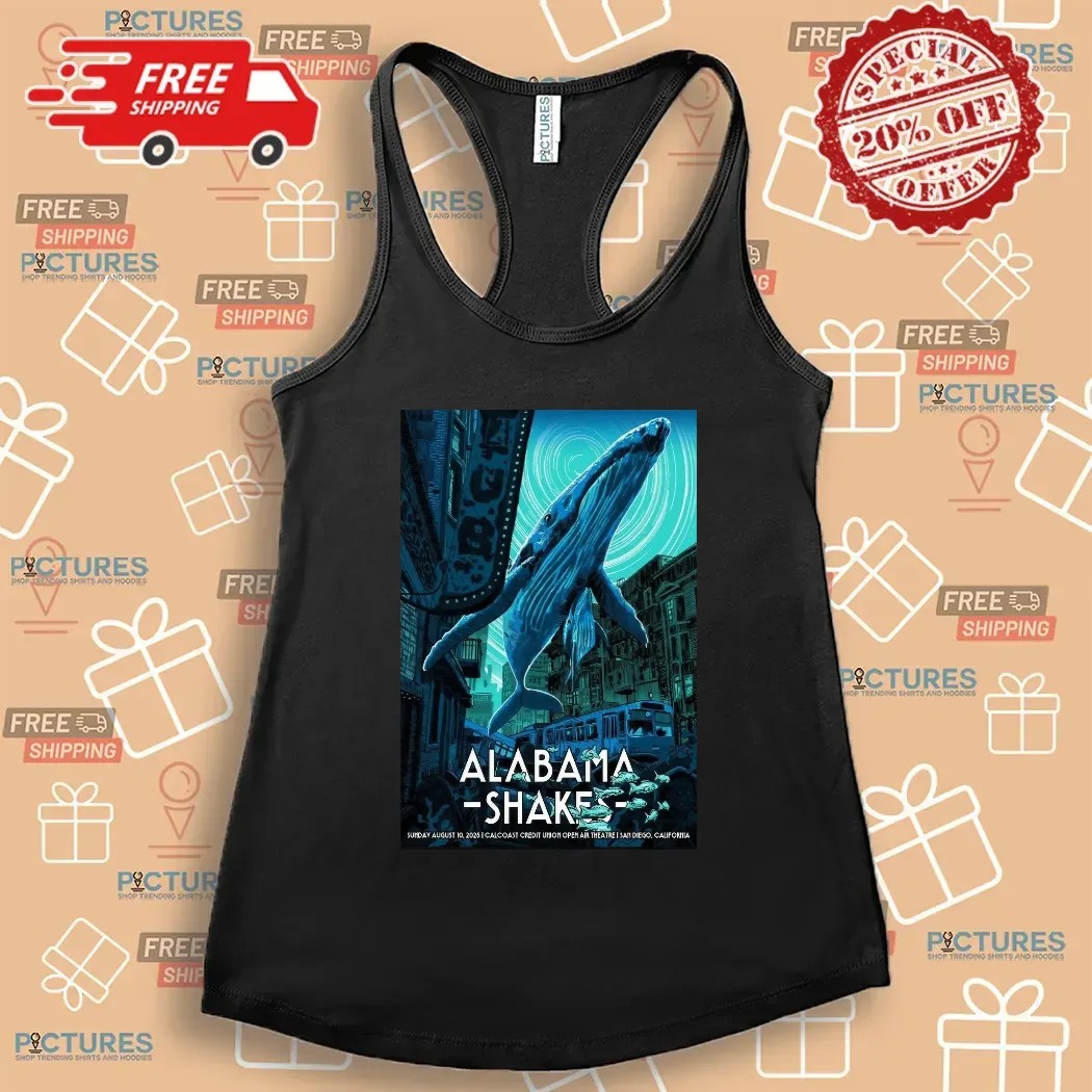 Alabama Shakes August 10 2025 California Concert Poster Print T Shirt