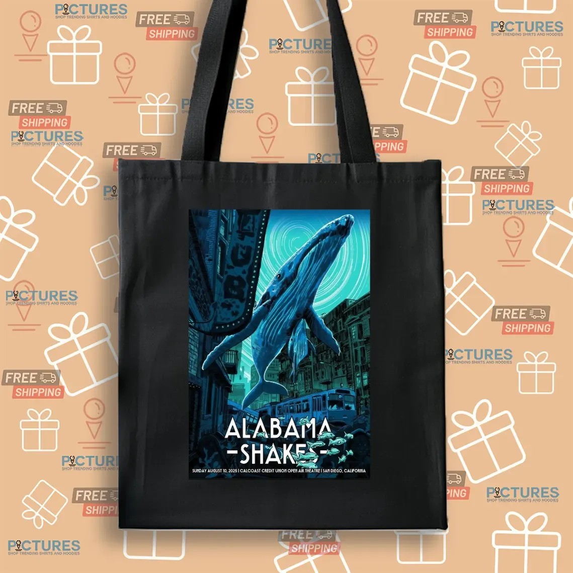 Alabama Shakes August 10 2025 California Concert Poster Print T Shirt