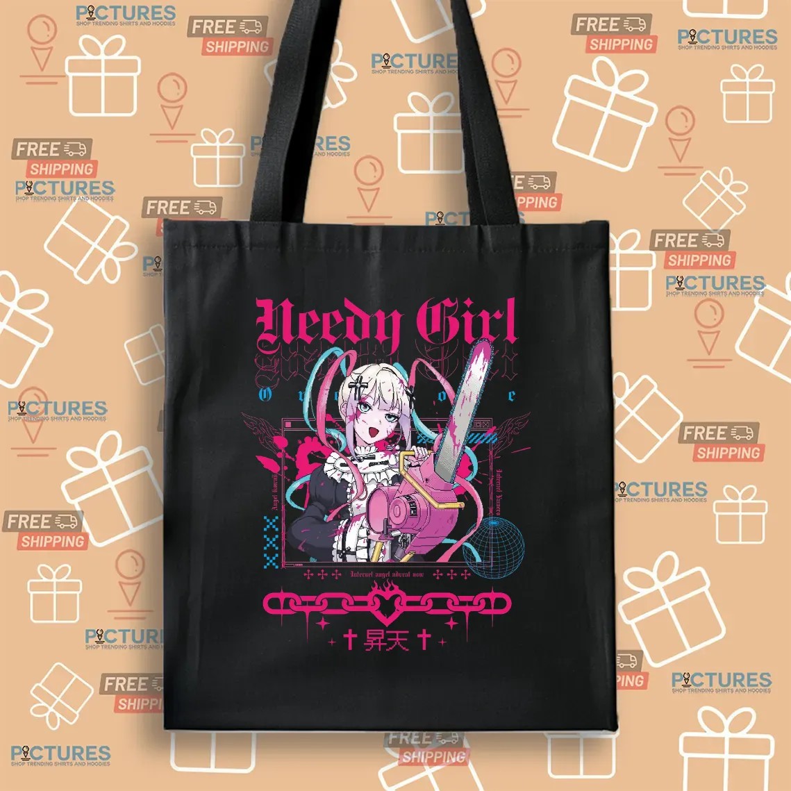 Ame Chainsaw Needy Girl Overdose Internet Angel Advent Now T Shirt