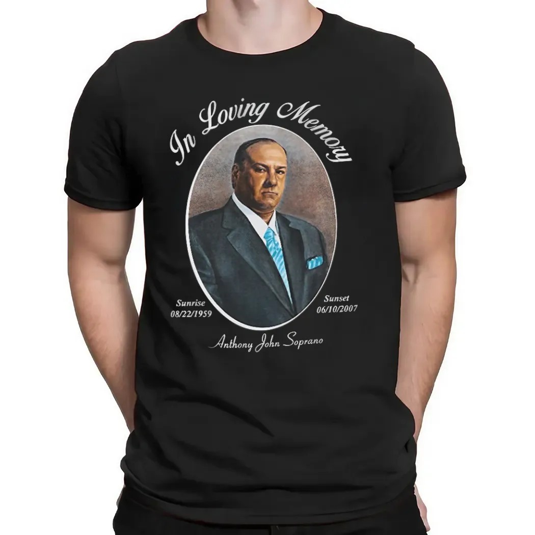 Anthony John Soprano In Loving Memory 1959 2007 T Shirt