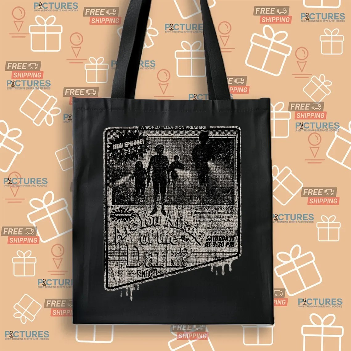 Are You Afraid Of The Dark A World Television Premiere Tv Ad T Shirt Are You Afraid Of The Dark A World Television Premiere Tv Ad T Shirt