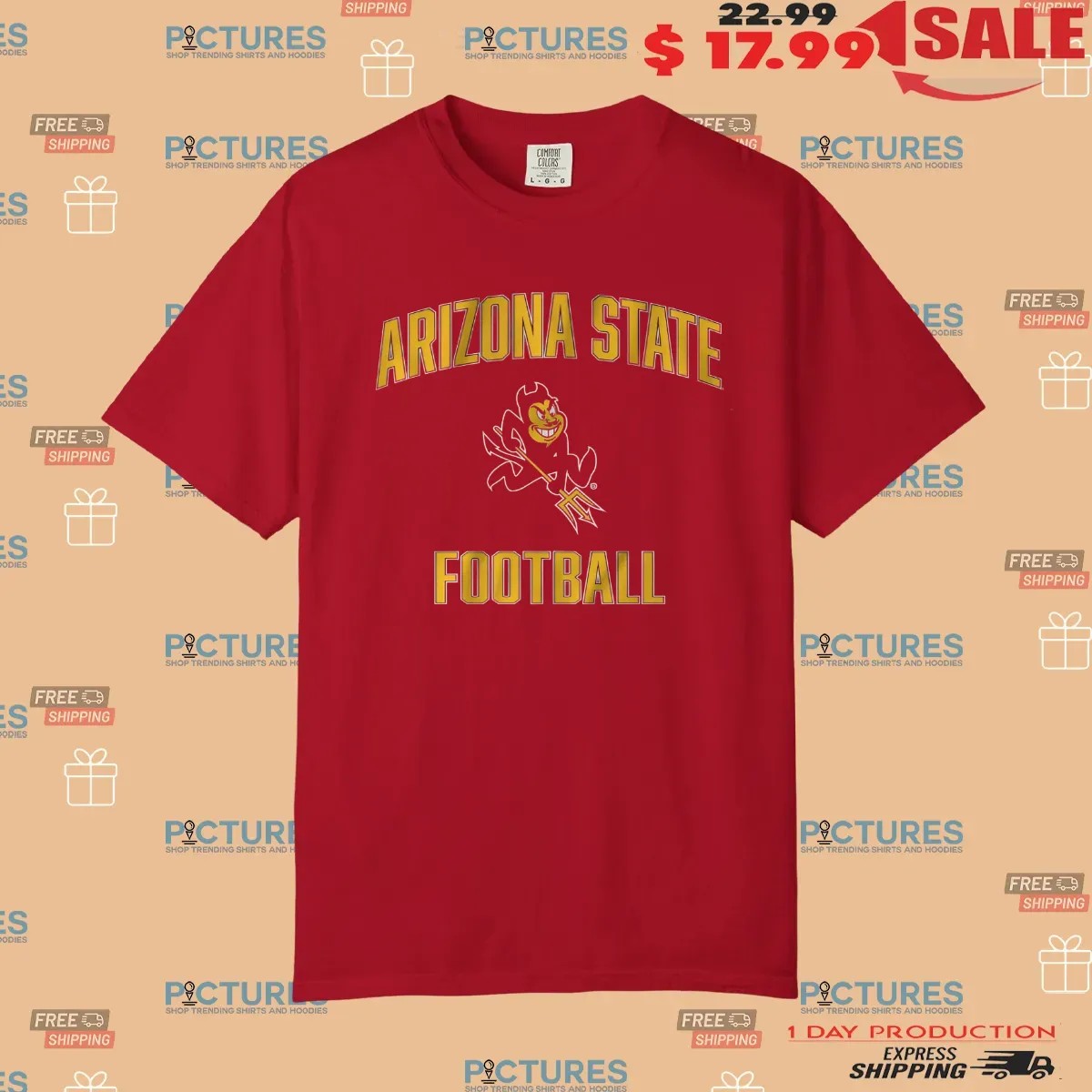 Arizona State Football Sparky Logo T Shirt