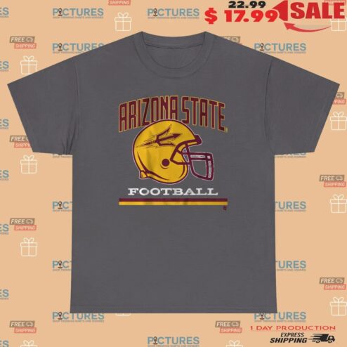 Arizona State Football Vintage Helmet T Shirt