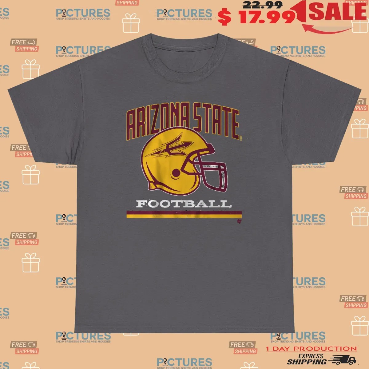 Arizona State Football Vintage Helmet T Shirt