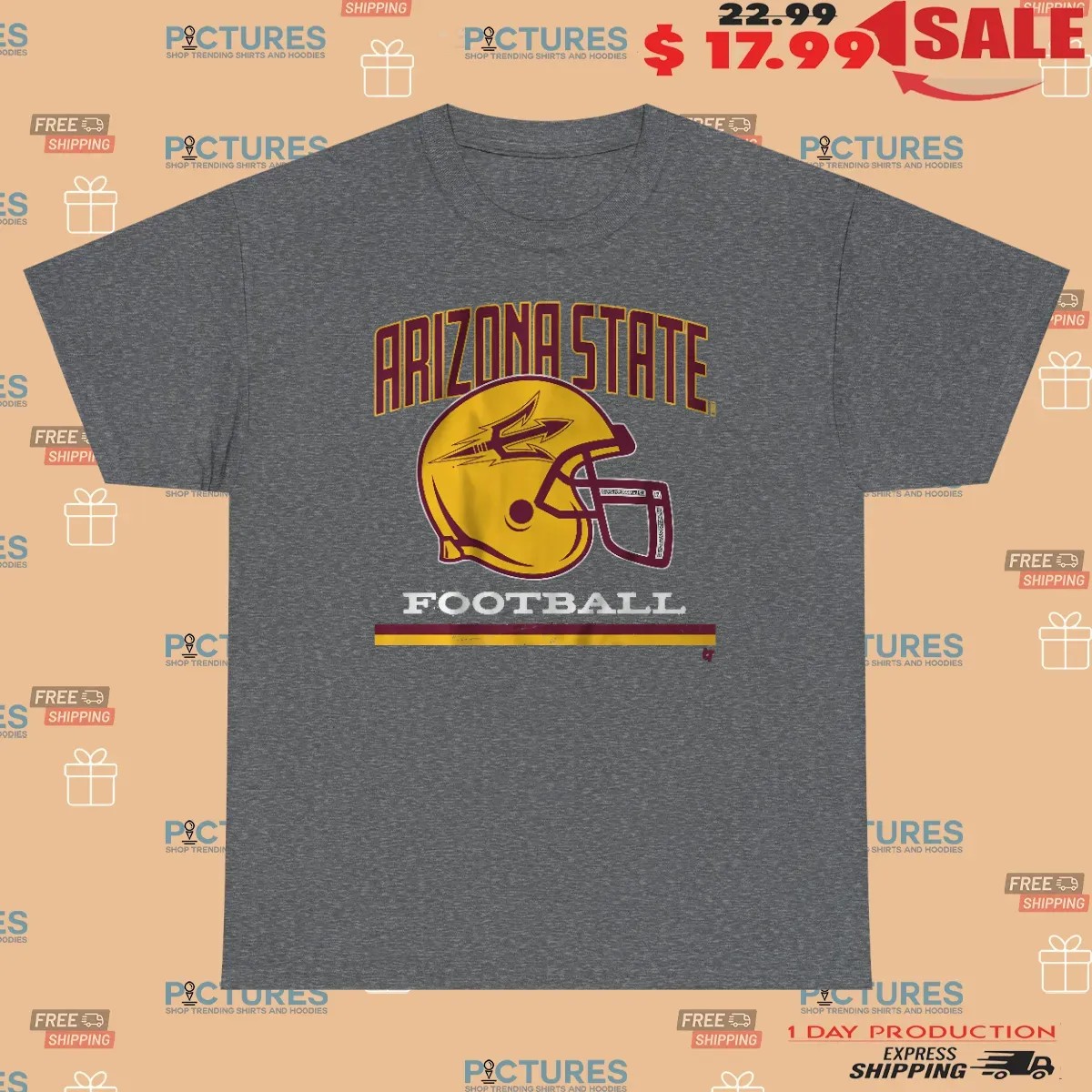 Arizona State Football Vintage Helmet T Shirt