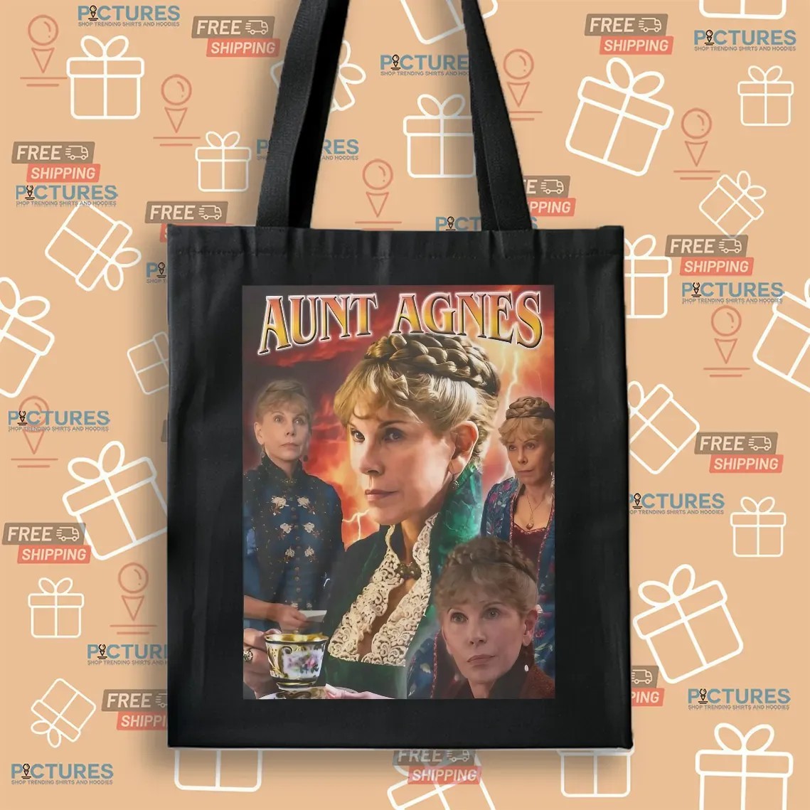 Aunt Agnes van Rhijn HBO series The Gilded Age by Christine Baranski Vintage Bootleg T Shirt