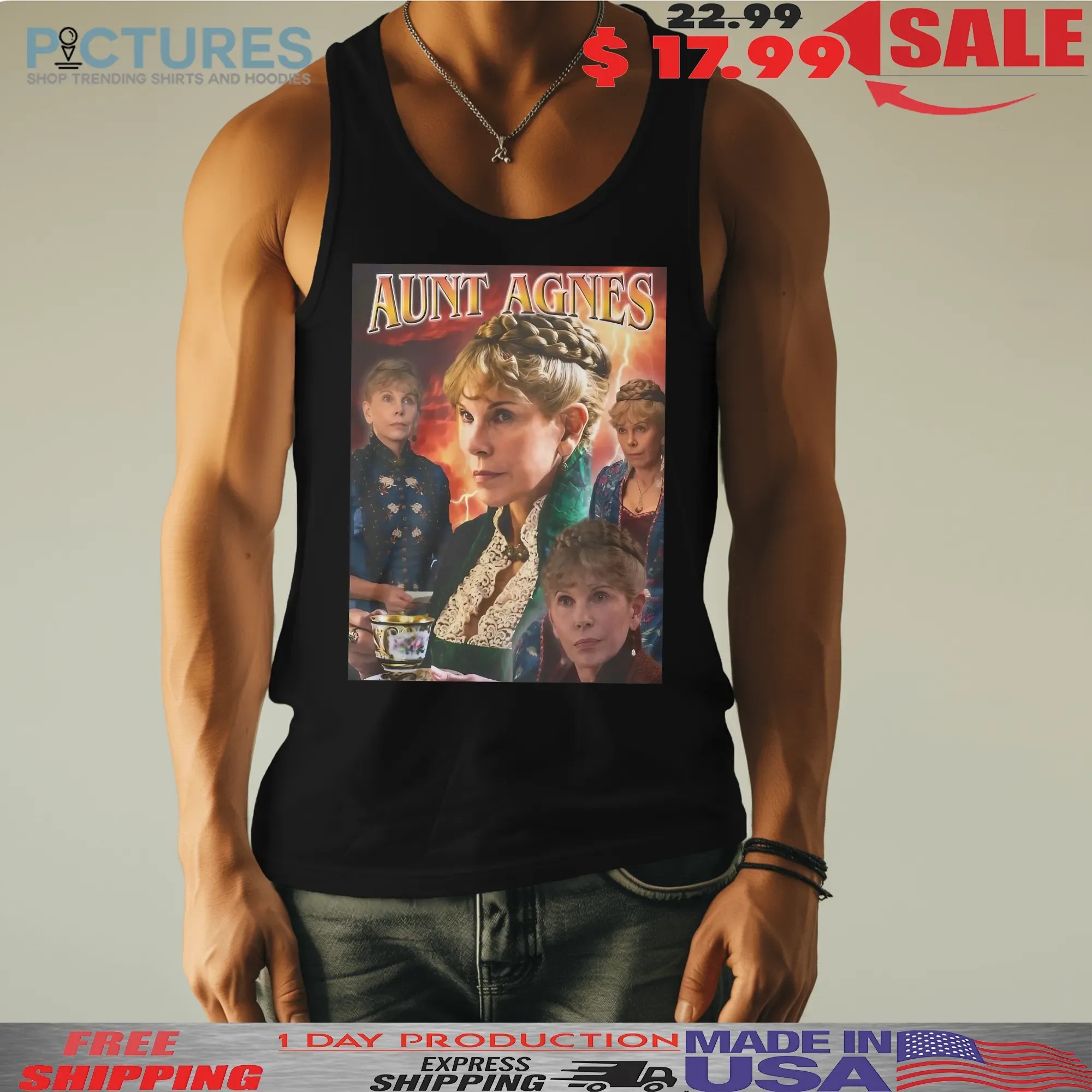 Aunt Agnes van Rhijn HBO series The Gilded Age by Christine Baranski Vintage Bootleg T Shirt