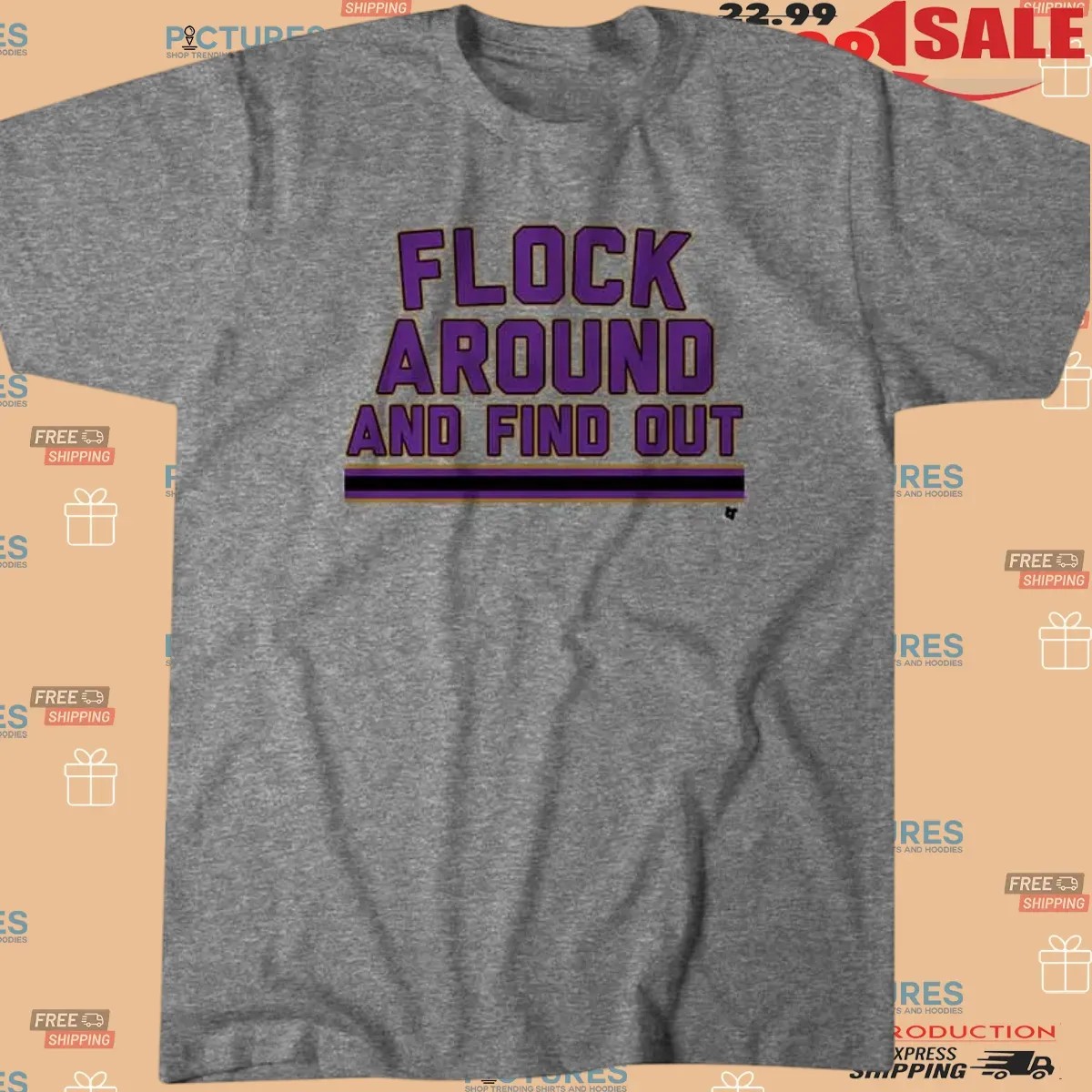 Baltimore Football Flock Around And Find Out T Shirt