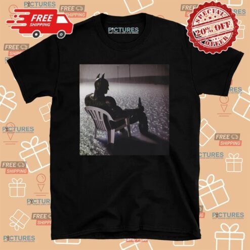 Batman Sitting In The Rain A Night Off Retro Photo T Shirt