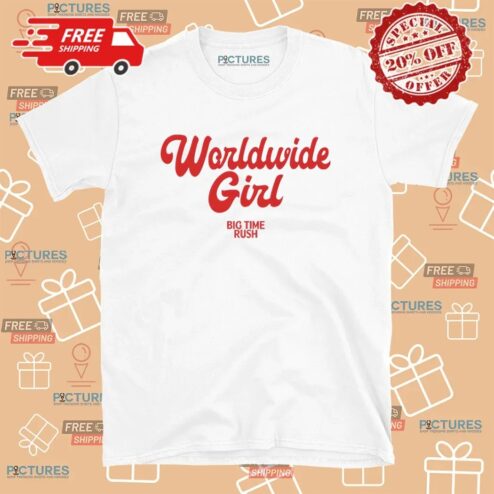 Big Time Rush Worldwide Girl T Shirt