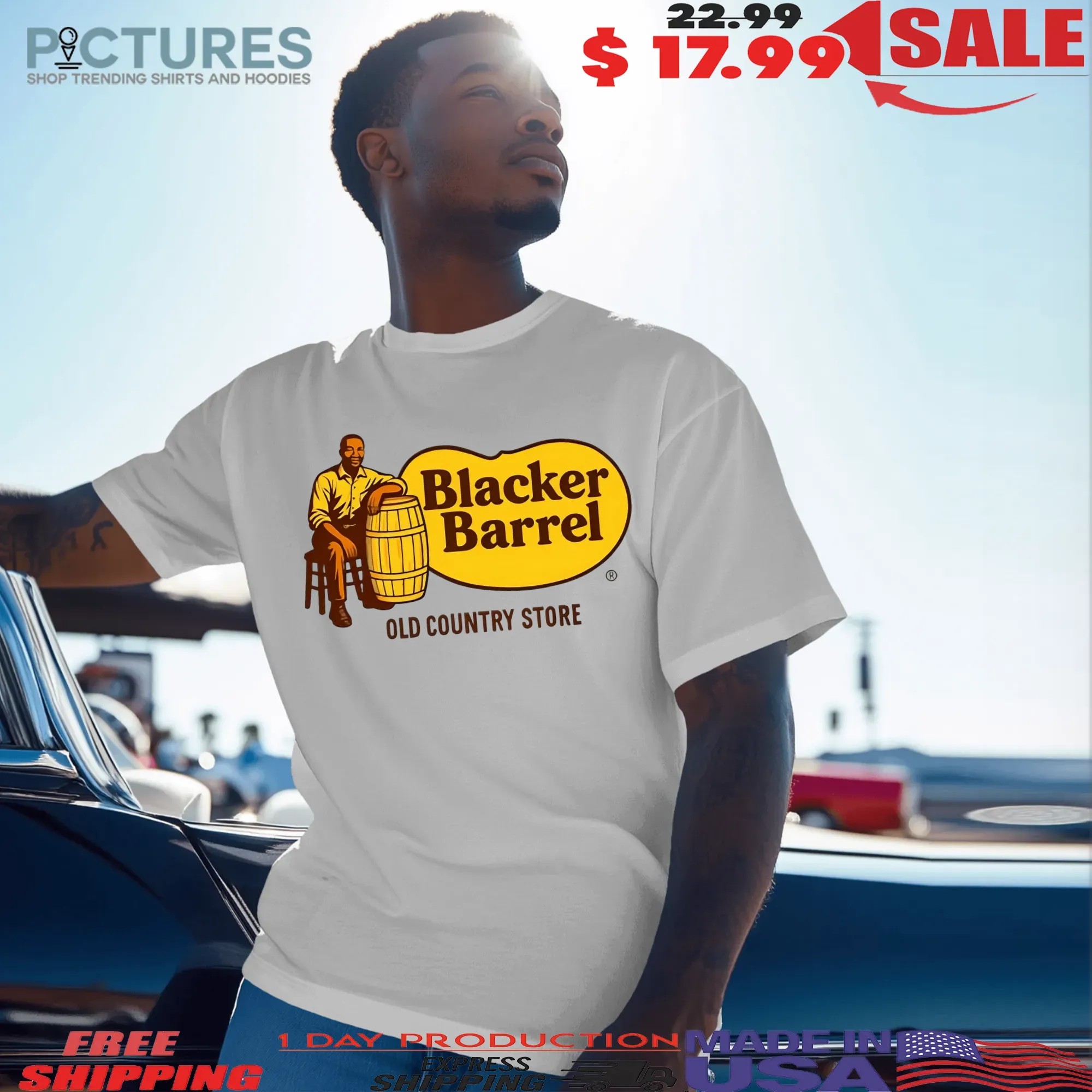 Blacker Barrel Old Country Store Rebranding Parody T Shirt