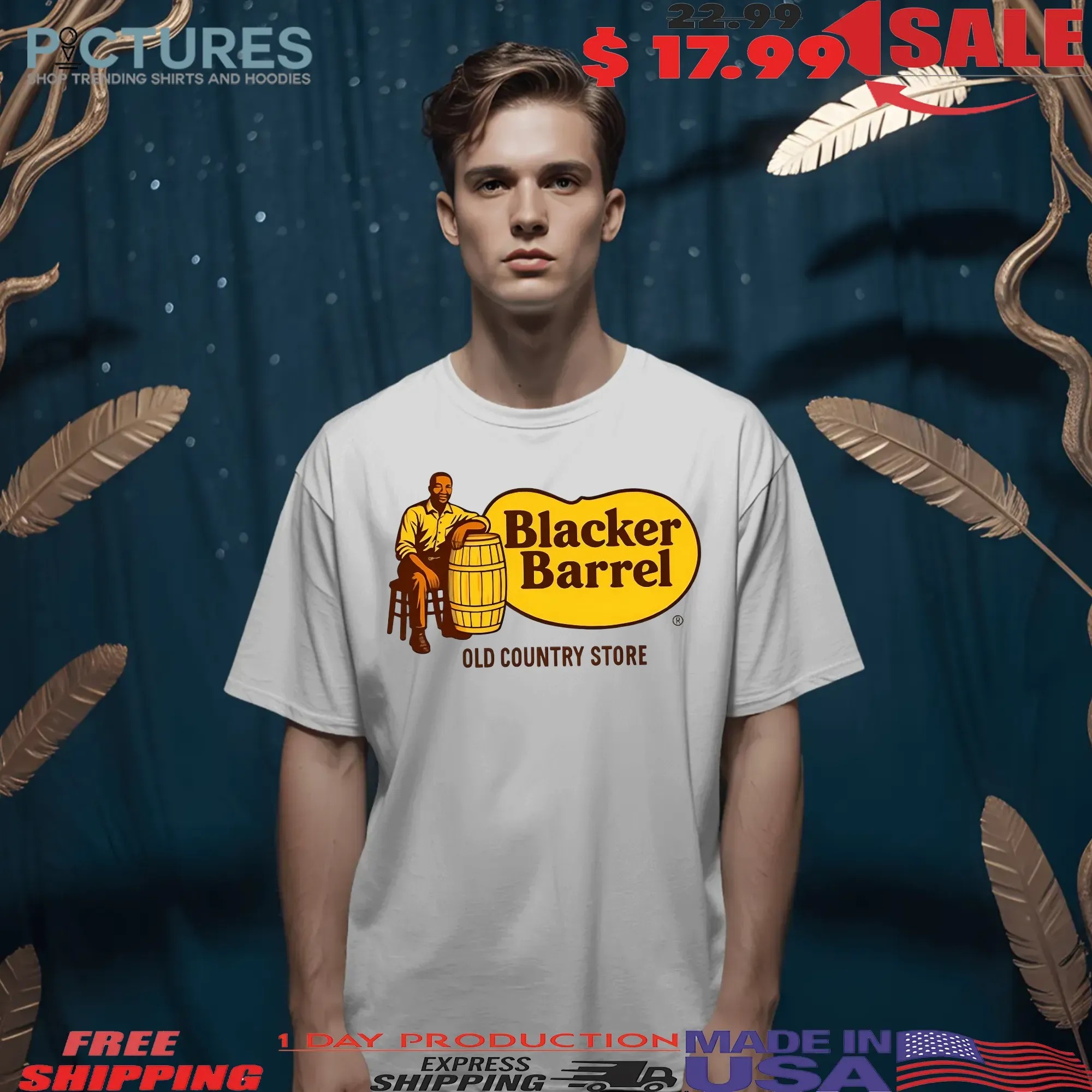 Blacker Barrel Old Country Store Rebranding Parody T Shirt