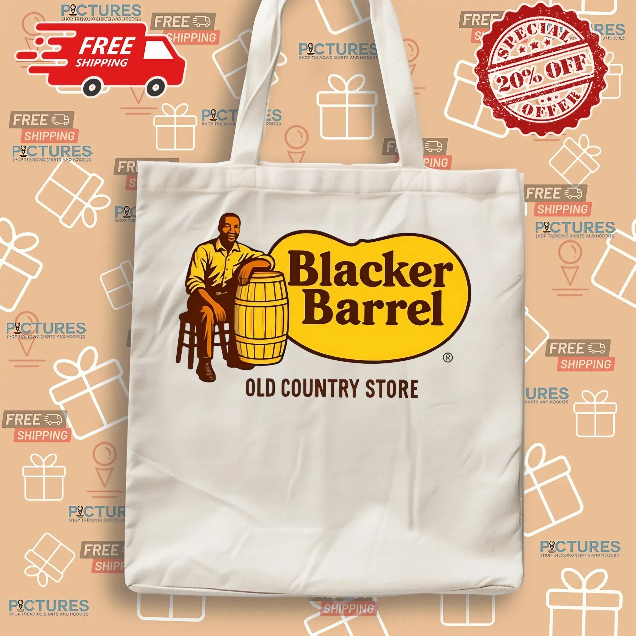 Blacker Barrel Old Country Store Rebranding Parody T Shirt