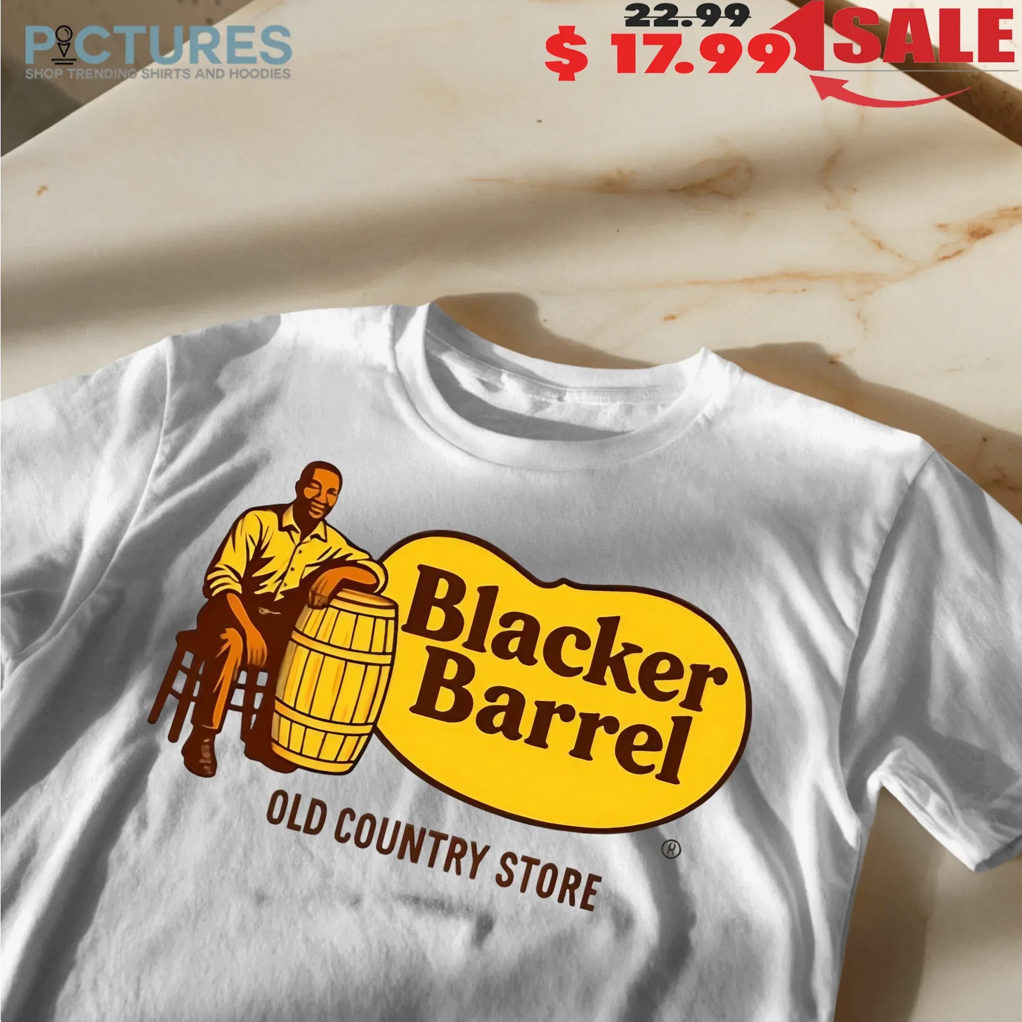 Blacker Barrel Old Country Store Rebranding Parody T Shirt