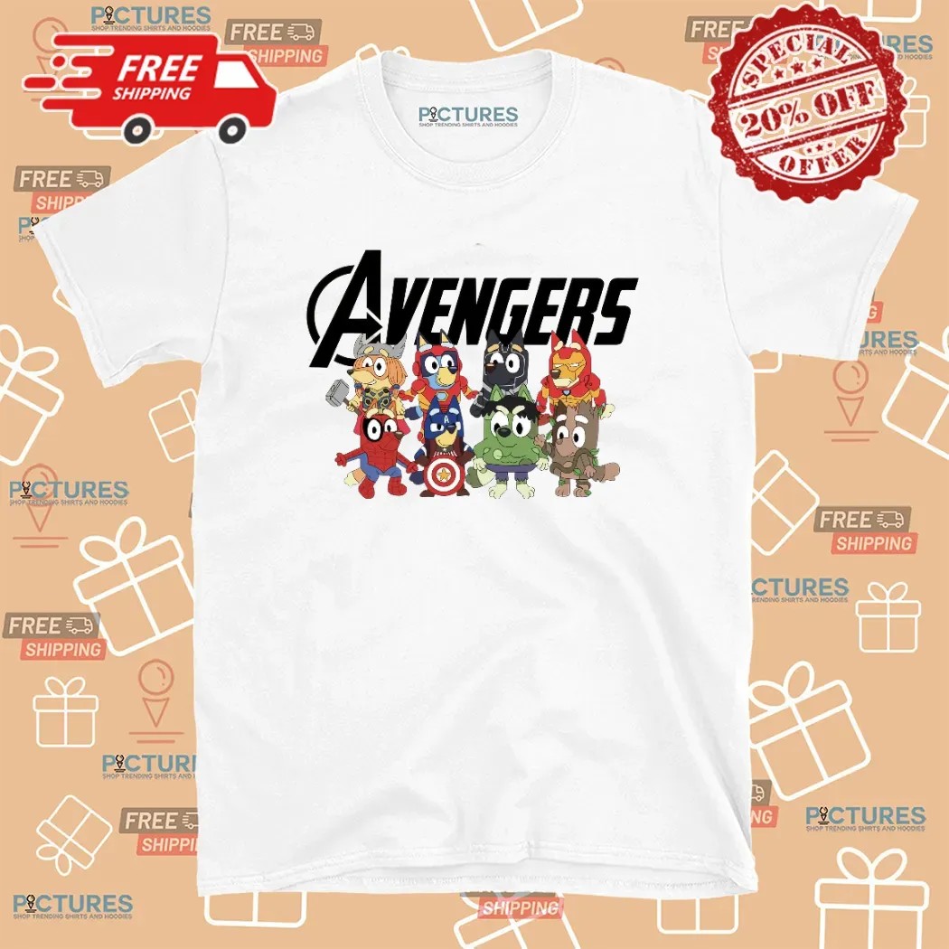 Bluey Avenger Marvel Super Heroes T Shirt
