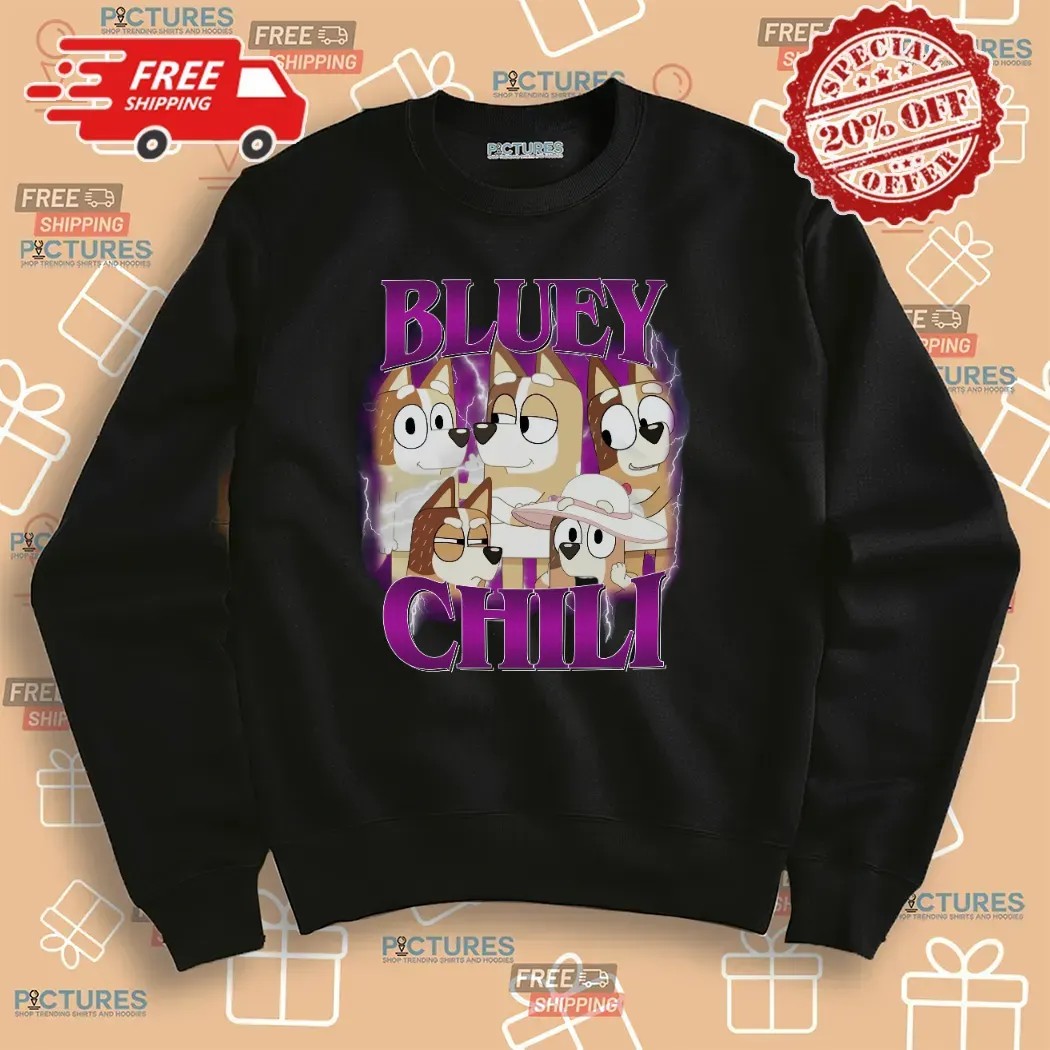 Bluey Chilli Vintage Bootleg T Shirt