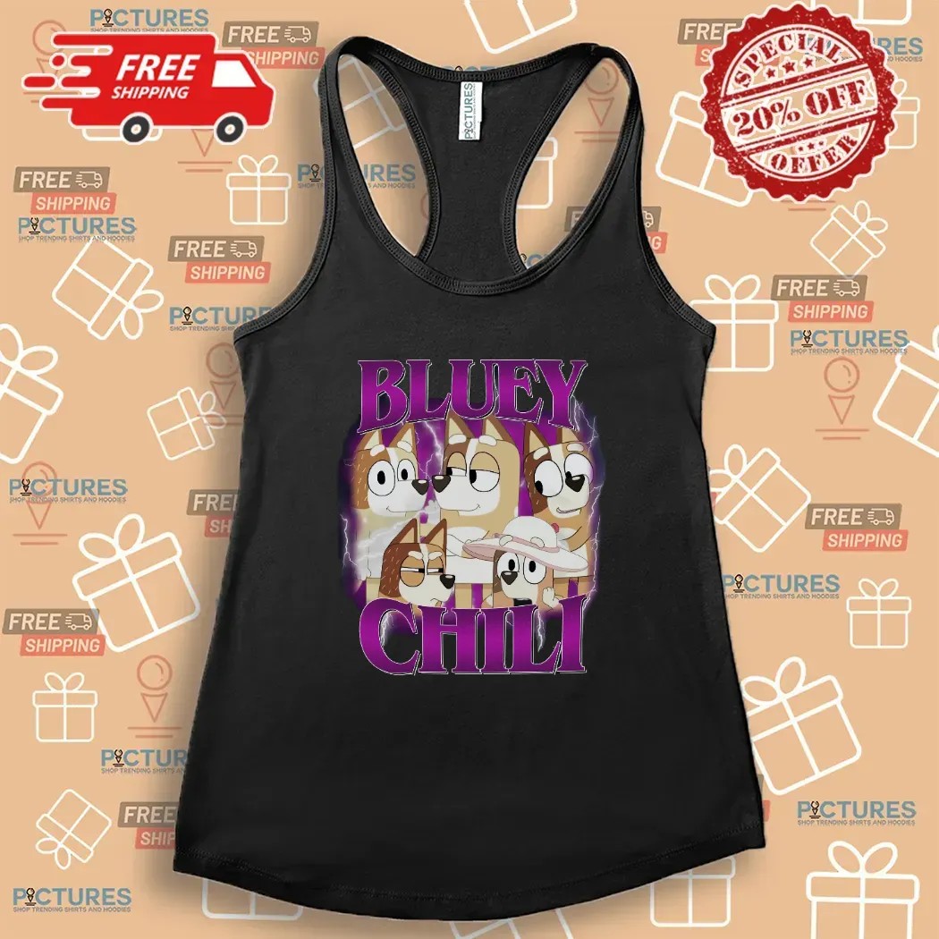 Bluey Chilli Vintage Bootleg T Shirt
