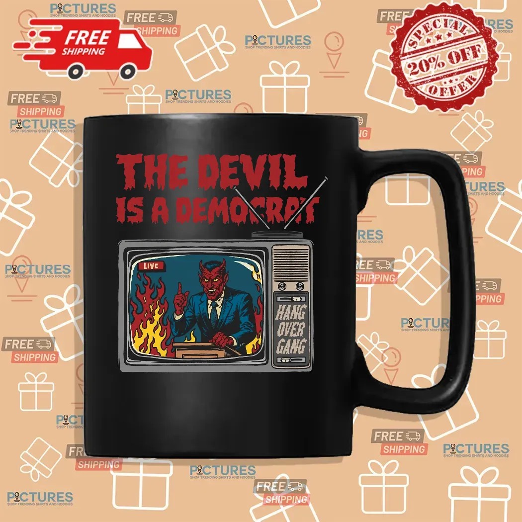 Breaking News On TV The Devil Is A DemoCrat T Shirt