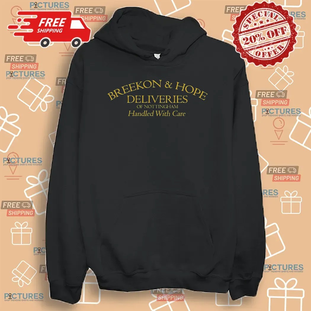 Breekon and Hope Deliveries Of Nottingham Handled With Care T Shirt