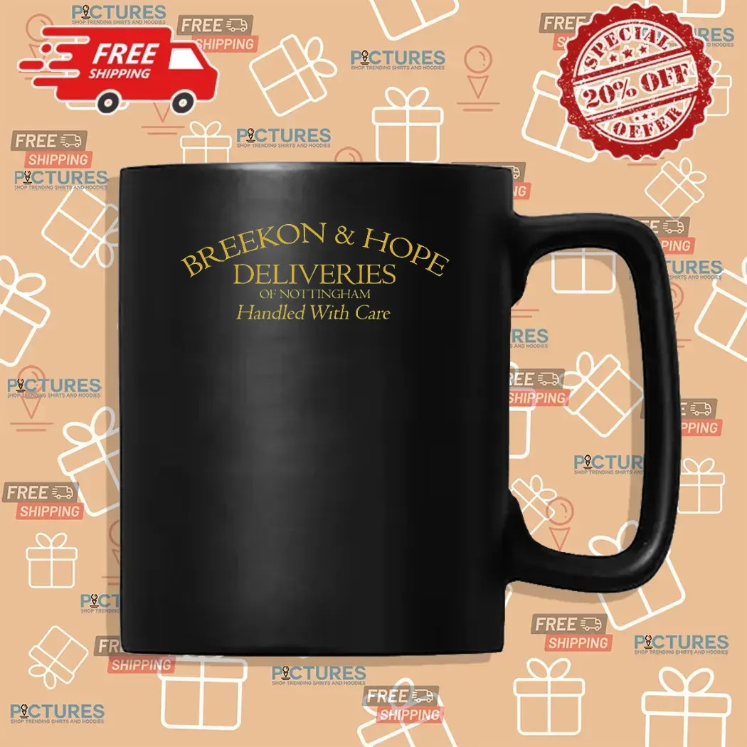 Breekon and Hope Deliveries Of Nottingham Handled With Care T Shirt
