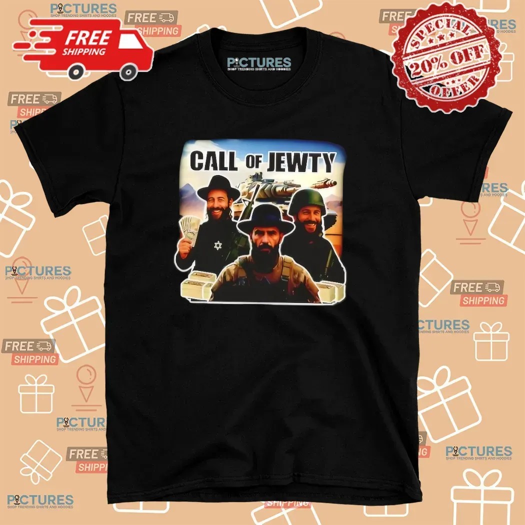 Call of Jewty Jewish Call of Duty Parody T Shirt