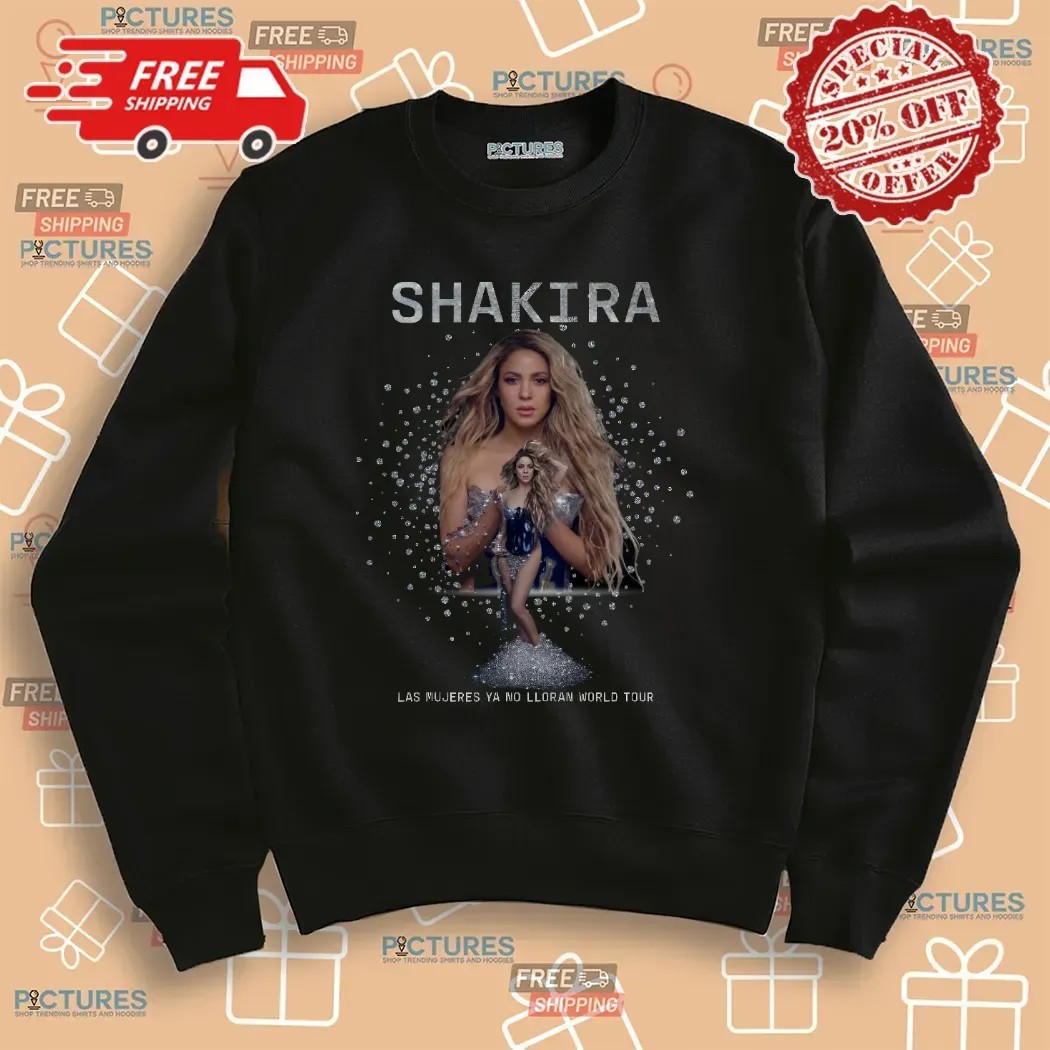 Camiseta Shakira Las Mujeres Ya No Lloran World Tour 2025 T Shirt