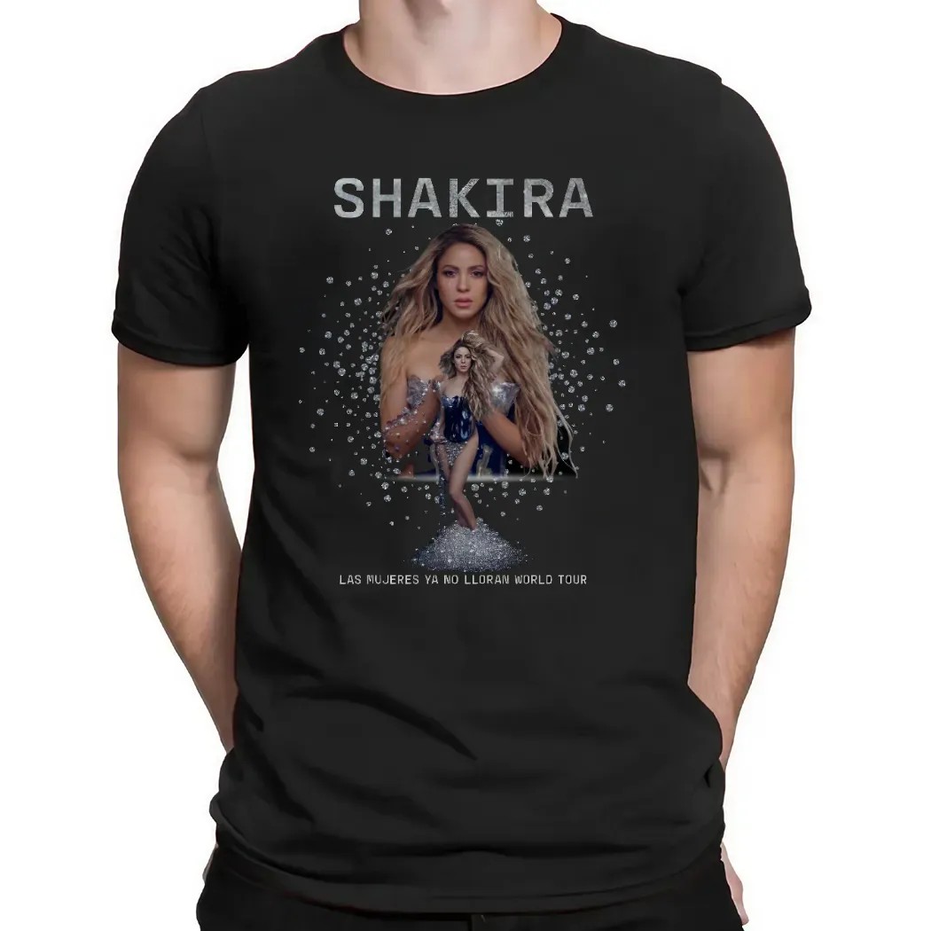 Camiseta Shakira Las Mujeres Ya No Lloran World Tour 2025 T Shirt