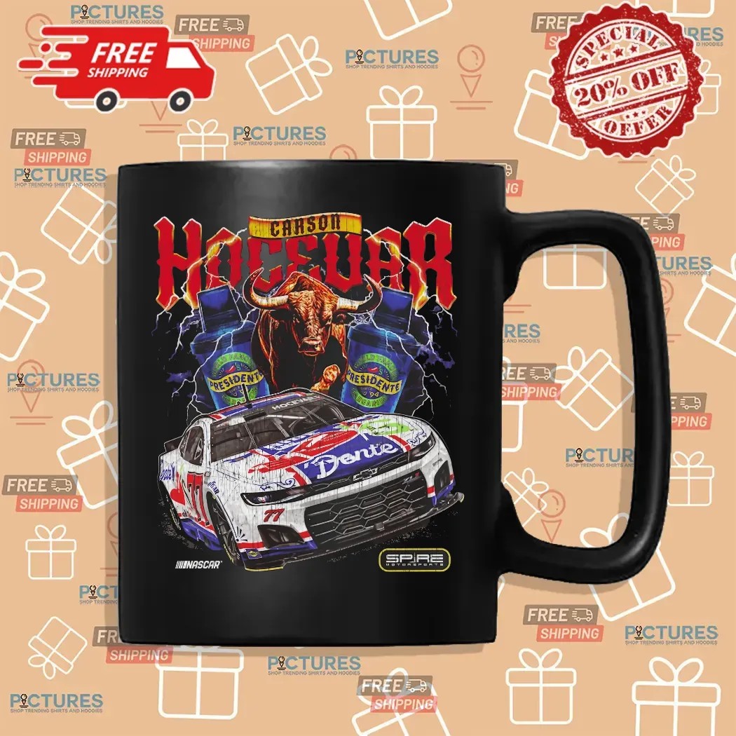 Carson Hocevar Spire Motorsports Black Chili's Dente Car T Shirt