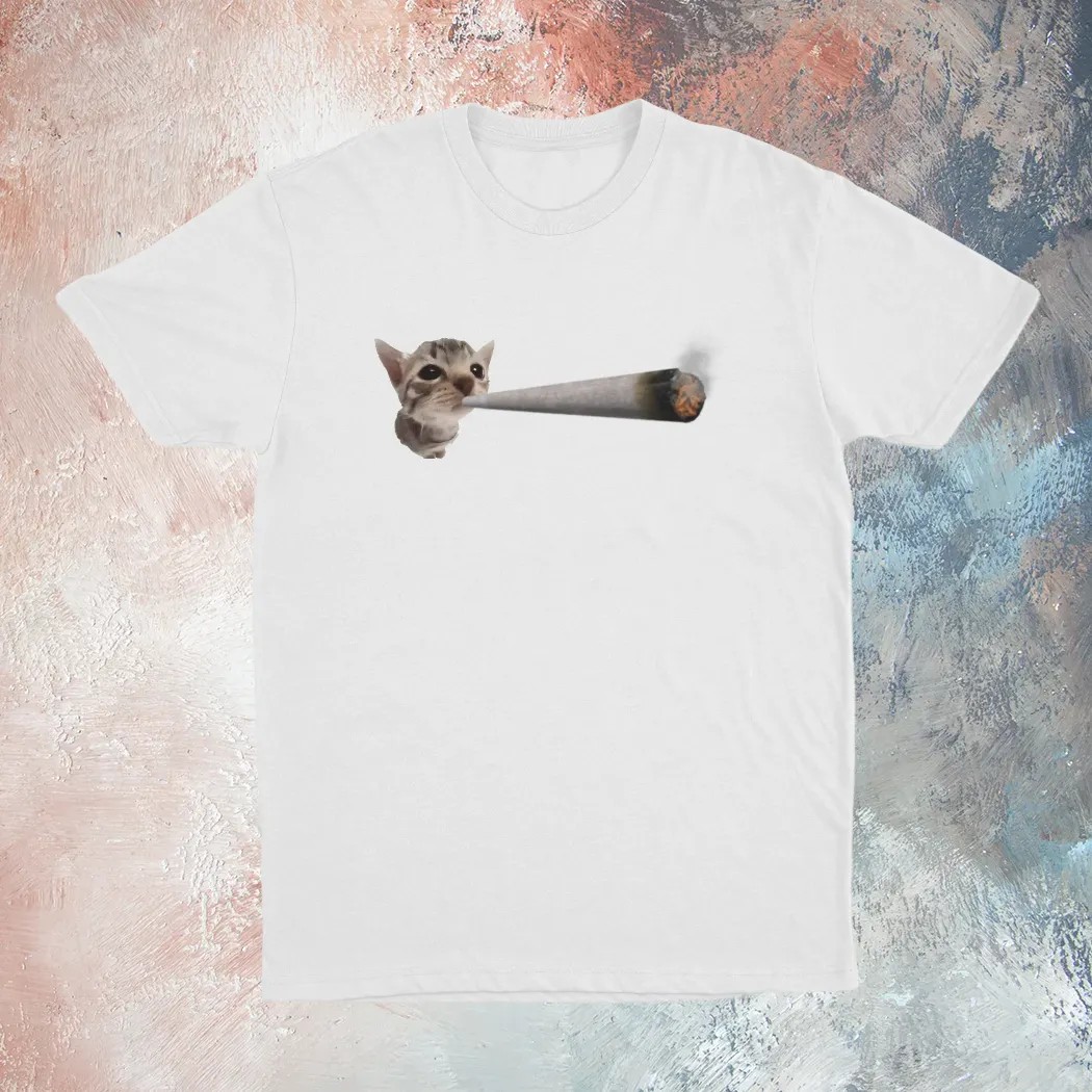 Cat Smoking Joint Meme T Shirt Cat Smoking Joint Meme T Shirt