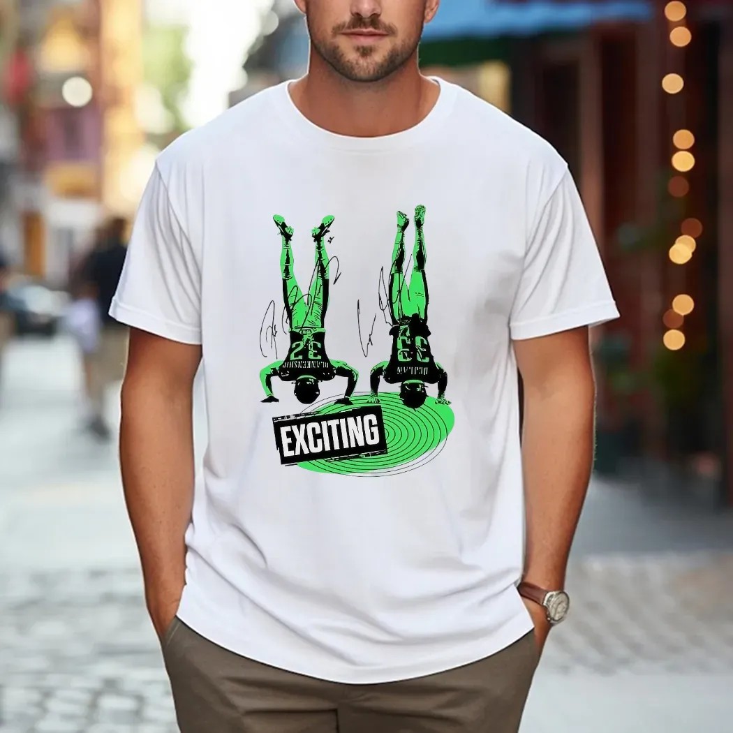 Cooper Dejean And Reed Blankenship Philadelphia Eagles Football Signatures T Shirt
