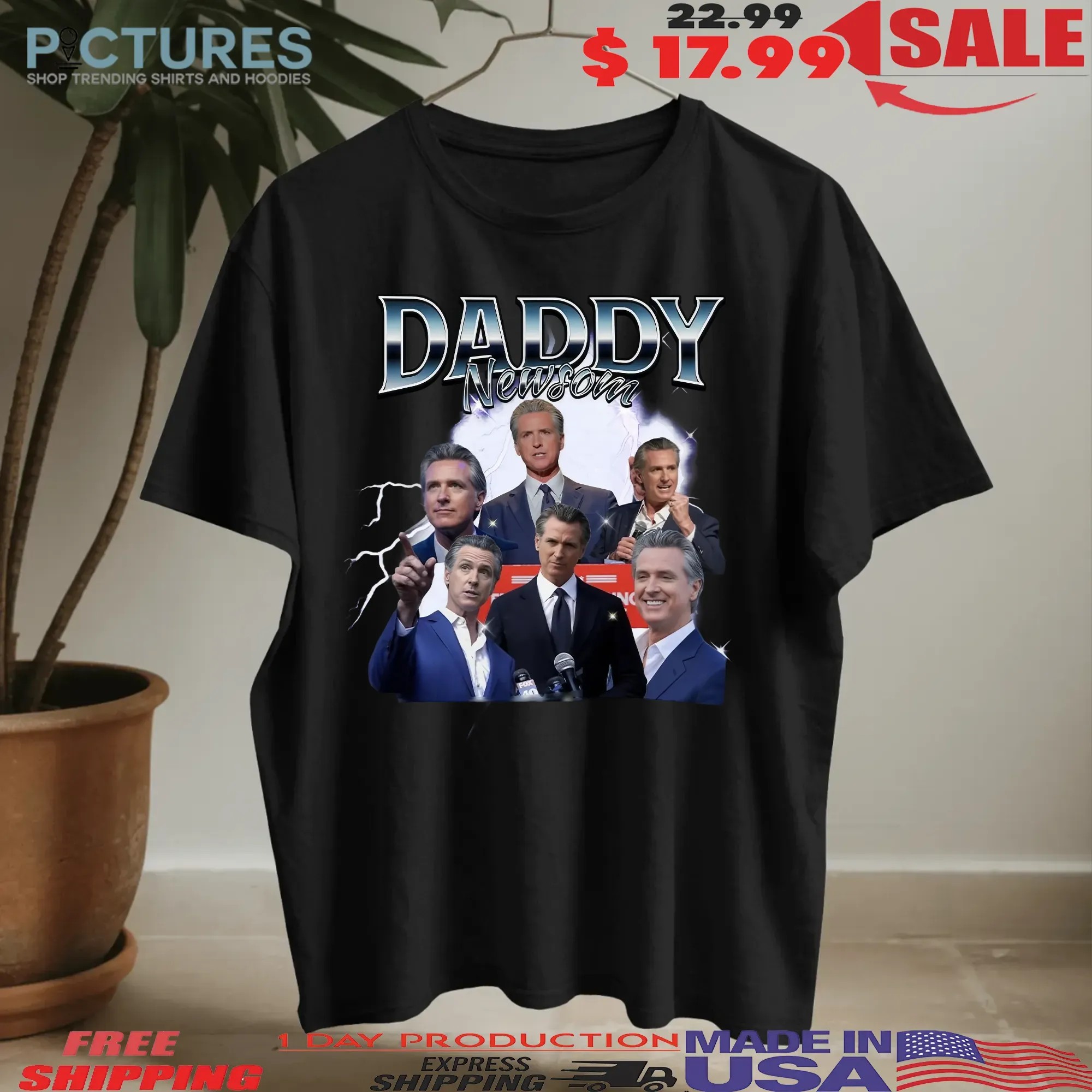 Daddy Newsom 2028 Vintage Bootleg T Shirt