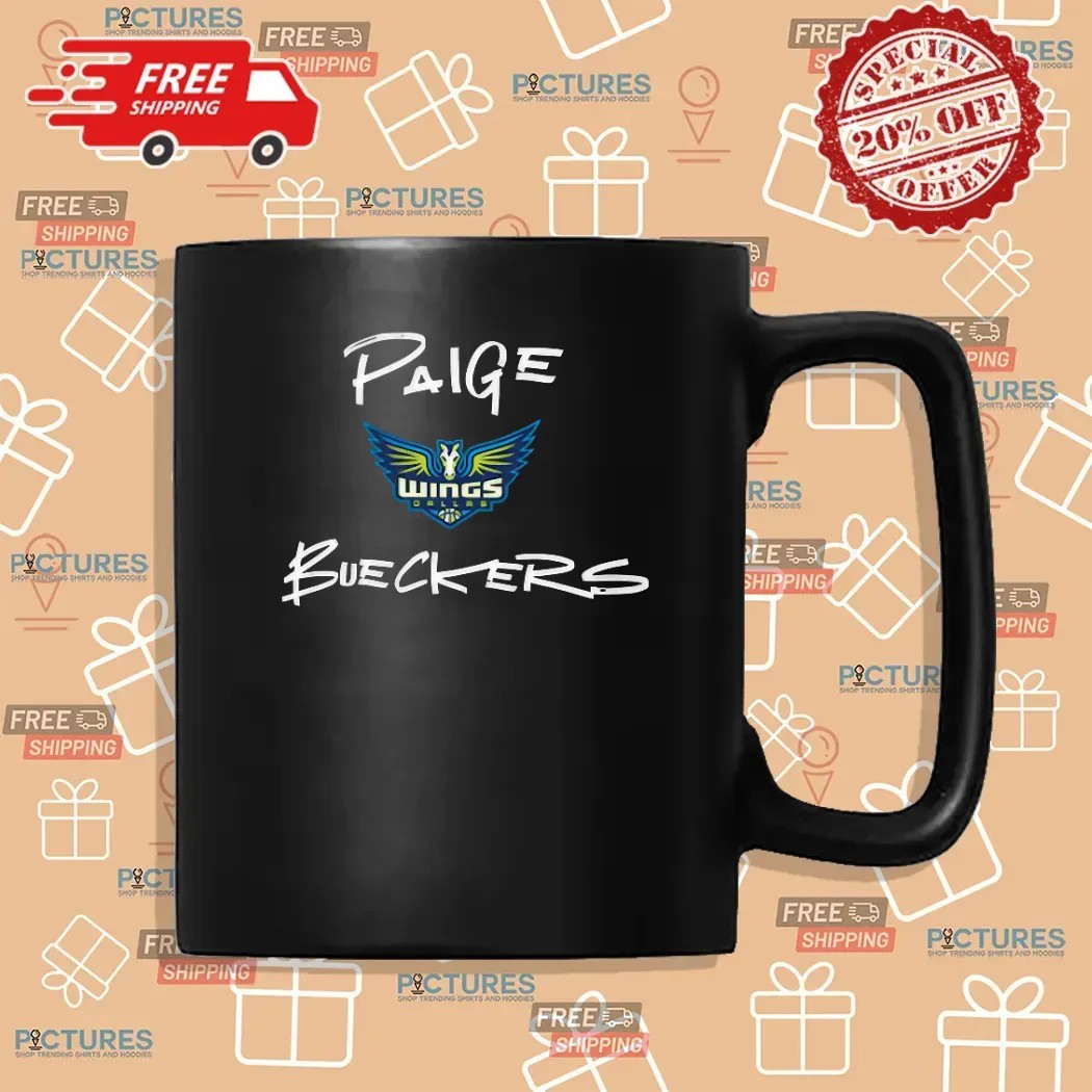 Dallas Wings Paige Bueckers round21 Black 2025 WNBA Draft Name Number T Shirt