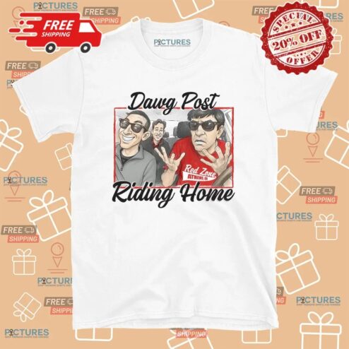 Dawg Post Riding Home Red Zone Athens GA T Shirt