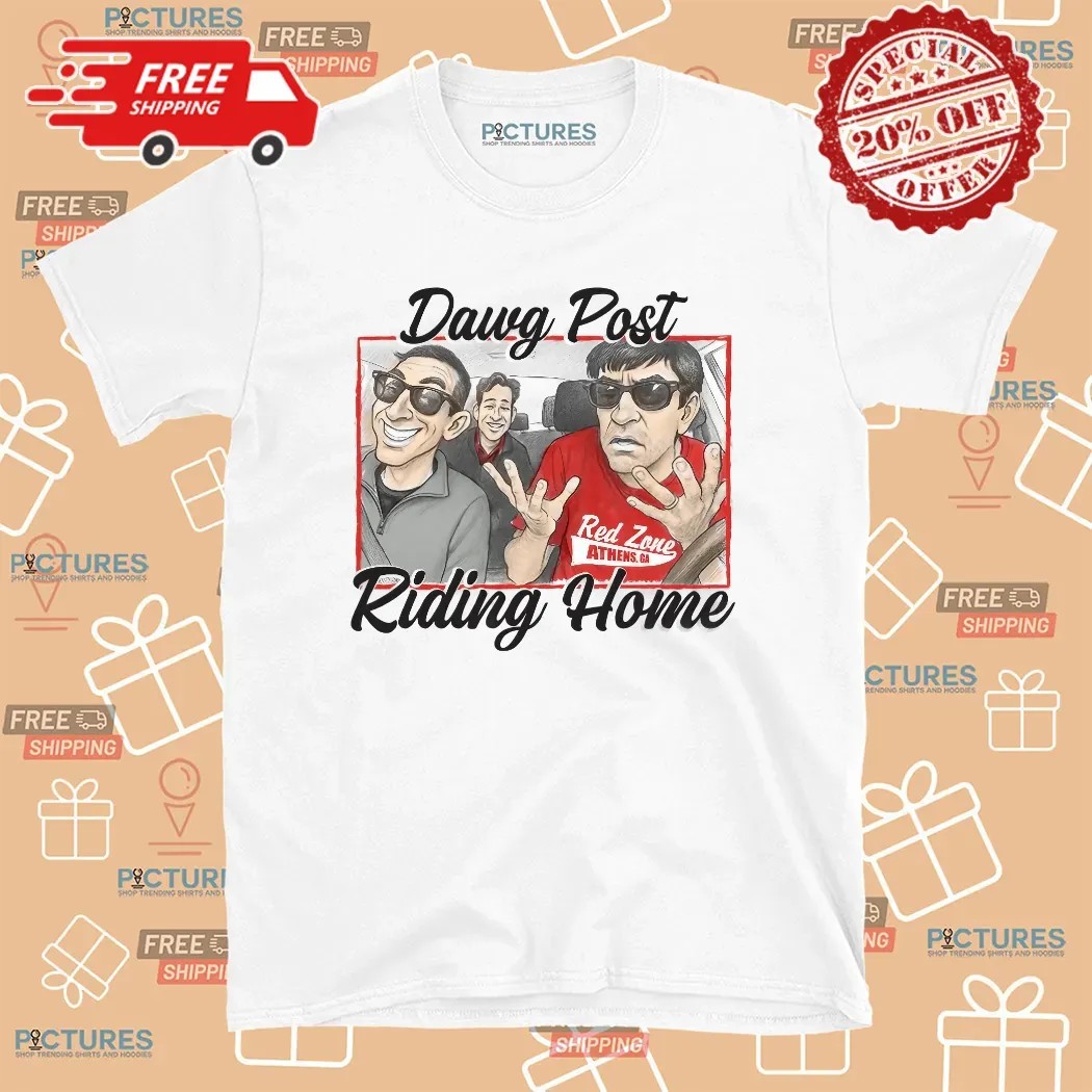 Dawg Post Riding Home Red Zone Athens GA T Shirt