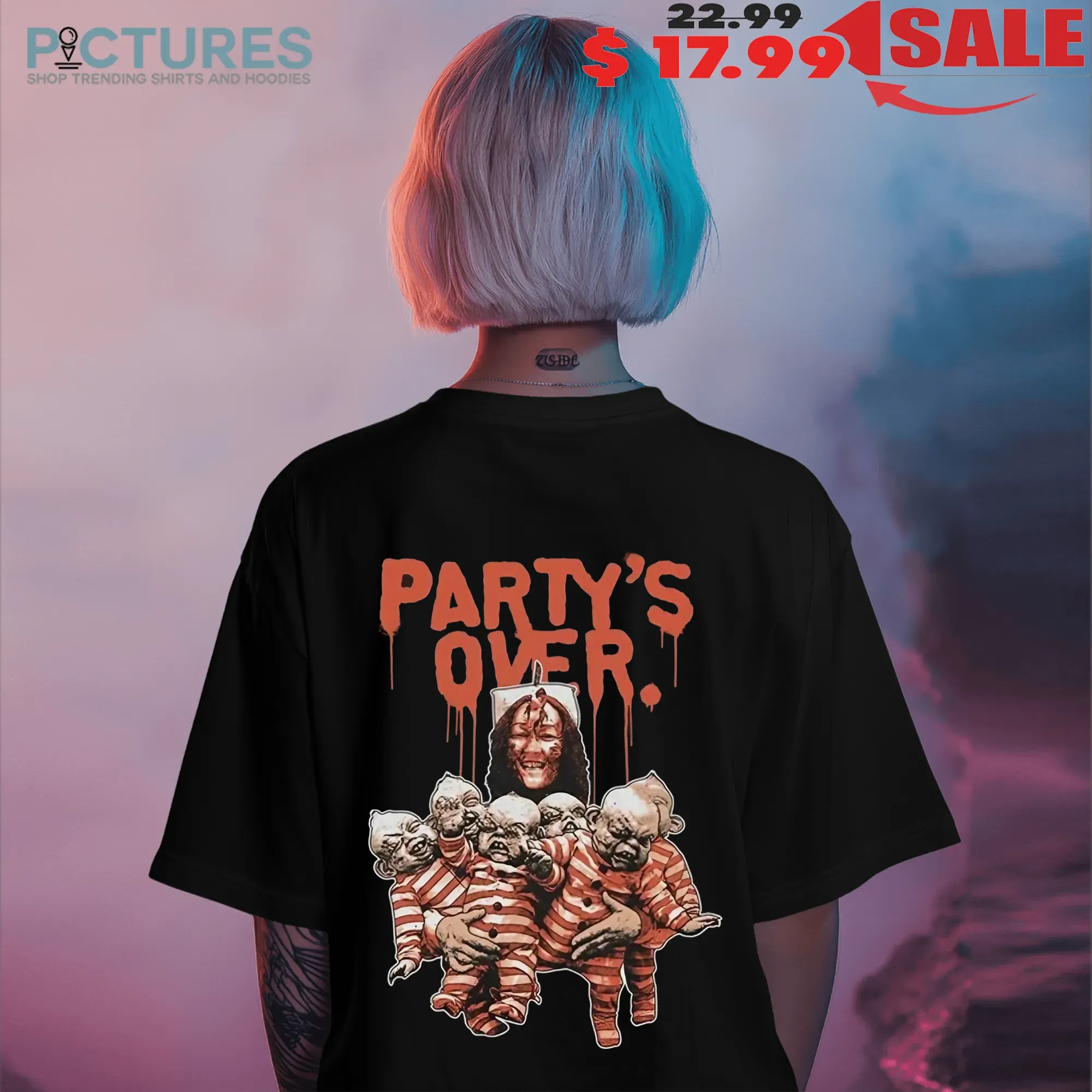 Dead Alive Some Things Won't Stay Down Even After They Die Party’s Over Cult Horror Movie Graphic T Shirt
