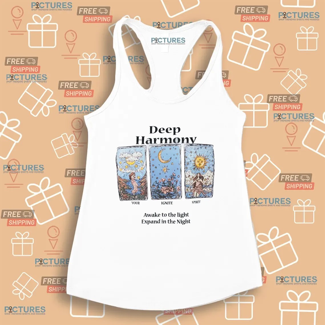 Deep Harmony You Ignite Spirit Awake To The Light Expand In The Night T Shirt