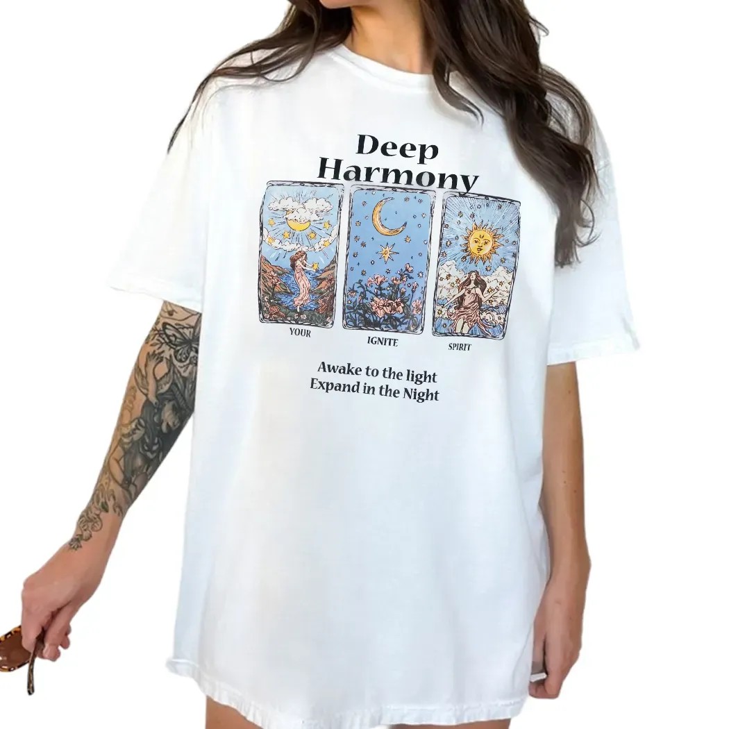 Deep Harmony You Ignite Spirit Awake To The Light Expand In The Night T Shirt