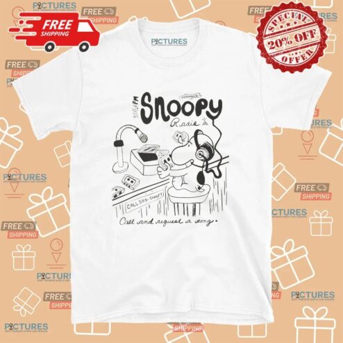 Dj Snoopy Radio College Call And Request A Song T Shirt