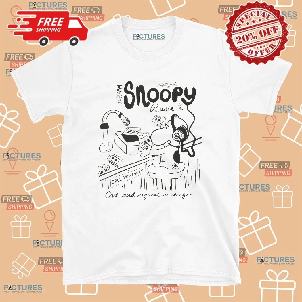 Dj Snoopy Radio College Call And Request A Song T Shirt
