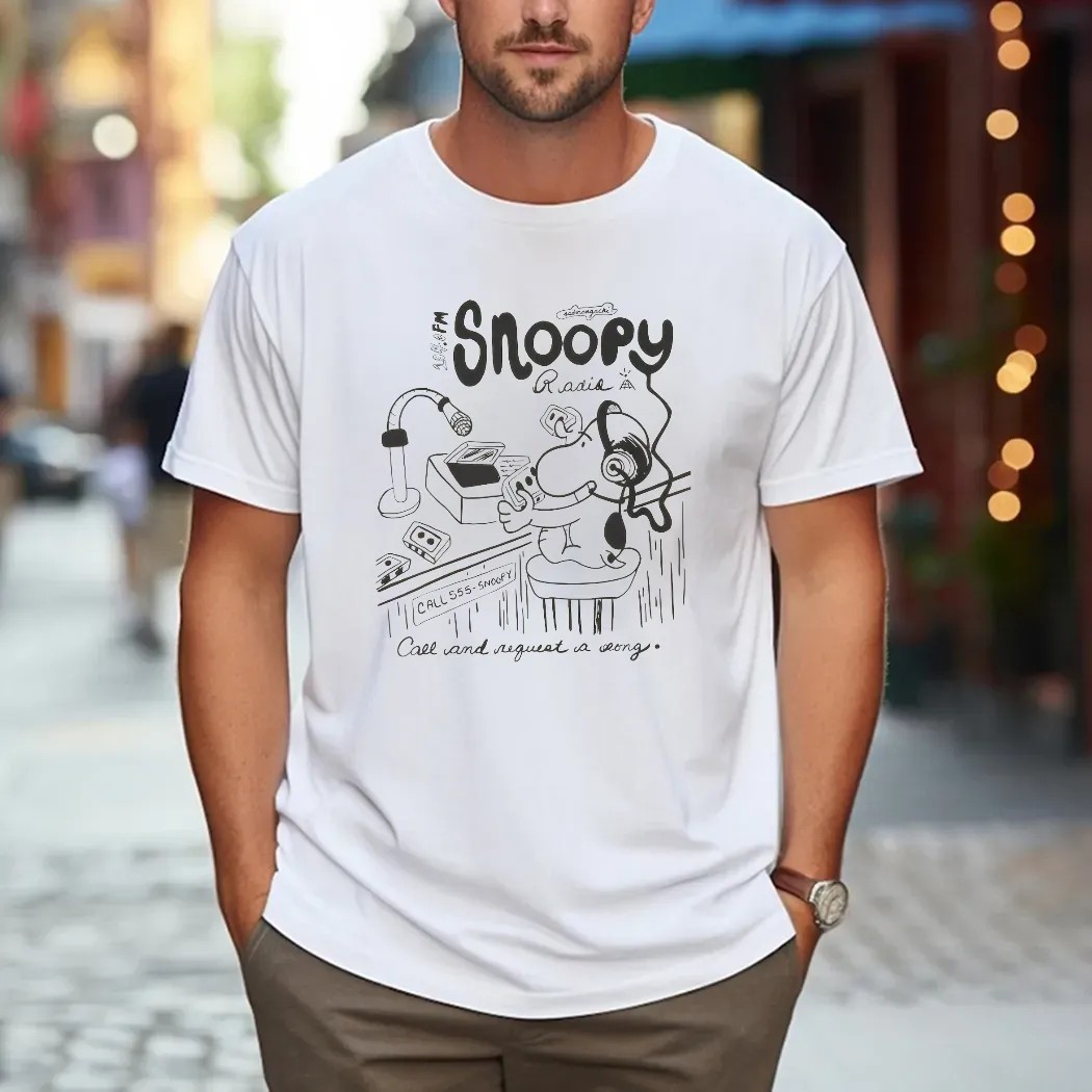 Dj Snoopy Radio College Call And Request A Song T Shirt
