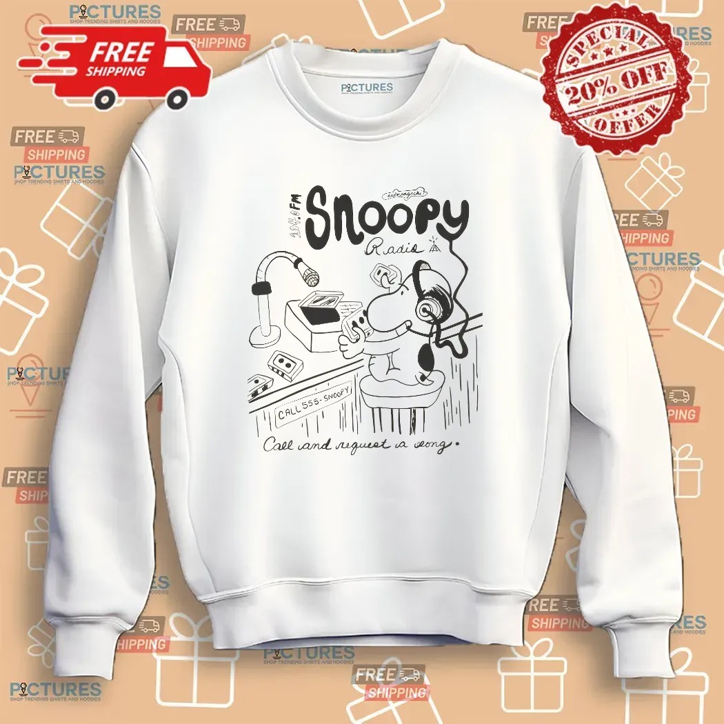 Dj Snoopy Radio College Call And Request A Song T Shirt