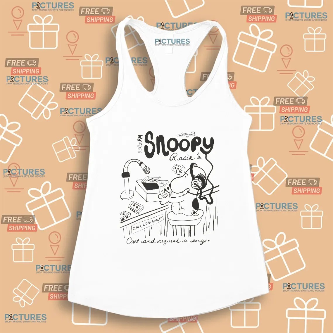 Dj Snoopy Radio College Call And Request A Song T Shirt