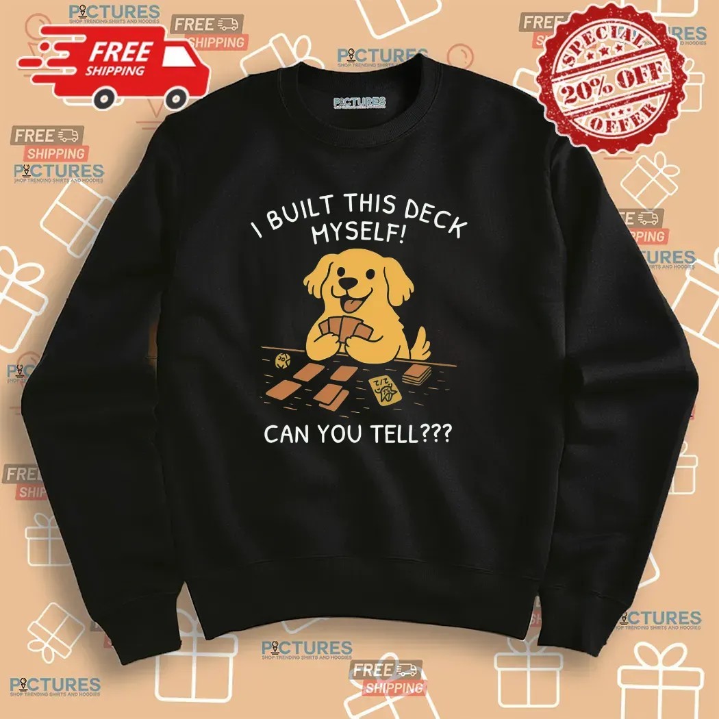 Dog I Built This Deck Myself Can You Tell Gundam T Shirt