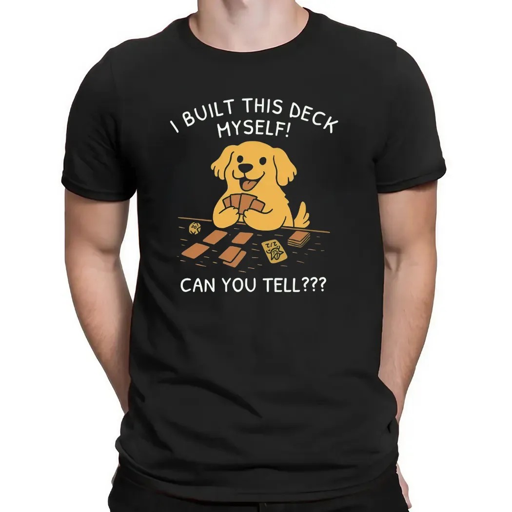 Dog I Built This Deck Myself Can You Tell Gundam T Shirt