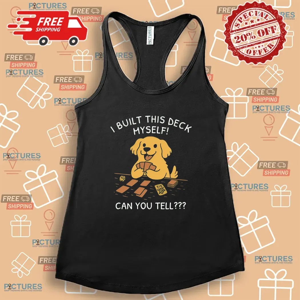 Dog I Built This Deck Myself Can You Tell Gundam T Shirt